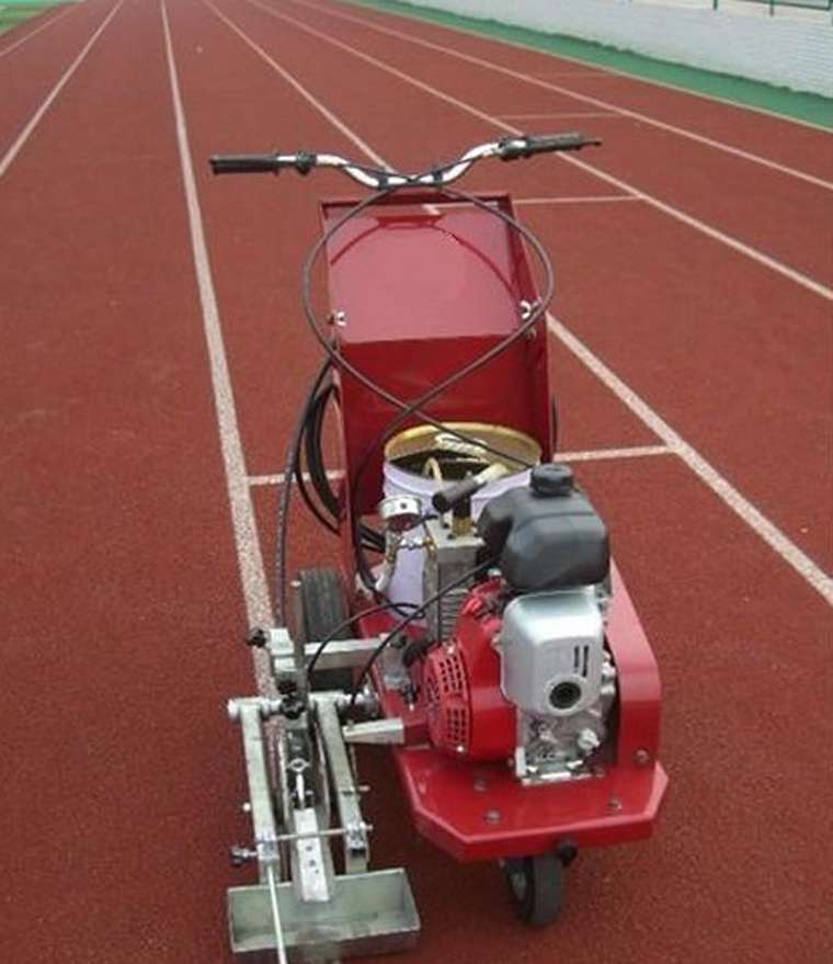 Athletic Sports Rubber Road Line Marking Machine