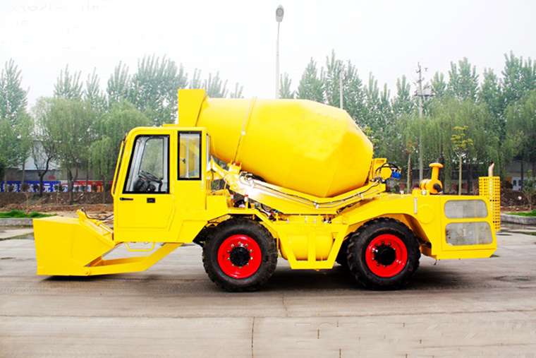 2 CBM Self Loading Mobile Cement Mixing Truck